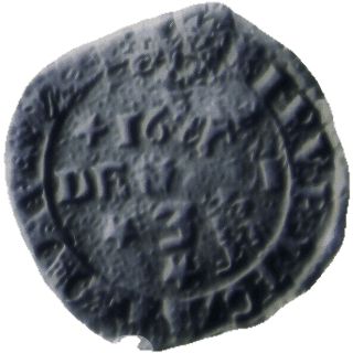 Genoa Genoa 3 denari, 1671 coin 2