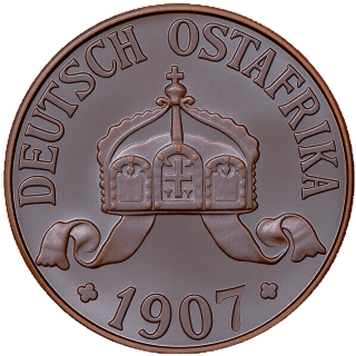 German East Africa German East Africa 1 heller, 1904-1913 coin 1