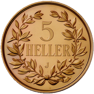 German East Africa German East Africa 5 hellers, 1908-1909 coin 2