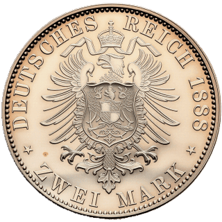 German Empire German Empire 2 mark, 1888 coin 2