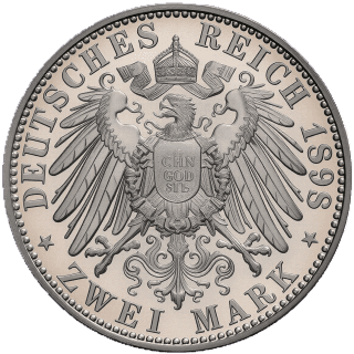 German Empire German Empire 2 mark, 1895-1900 coin 2