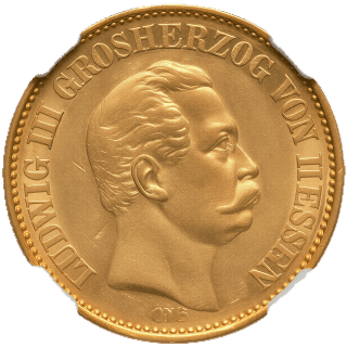 German Empire German Empire 20 mark, 1874 coin 1