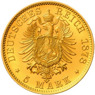 German Empire German Empire 5 mark, 1877-1878 coin 2