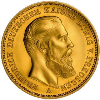 German Empire German Empire 20 mark, 1888 coin 1