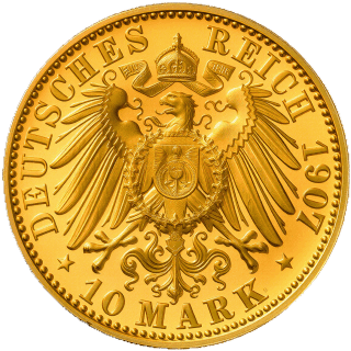 German Empire German Empire 10 mark, 1890-1912 coin 2