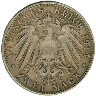German Empire German Empire 2 mark, 1914 coin 2