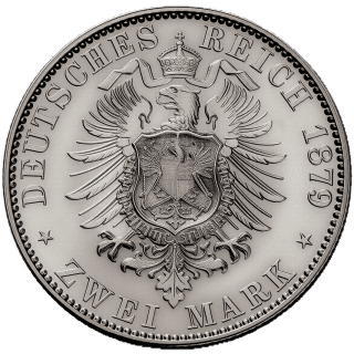 German Empire German Empire 2 mark, 1876-1888 coin 2