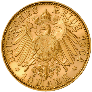 German Empire German Empire 10 mark, 1903-1904 coin 2