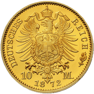 German Empire German Empire 10 mark, 1872-1873 coin 2