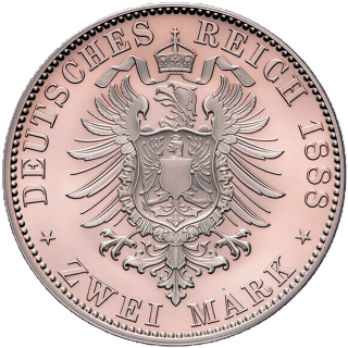 German Empire German Empire 2 mark, 1876-1888 coin 2