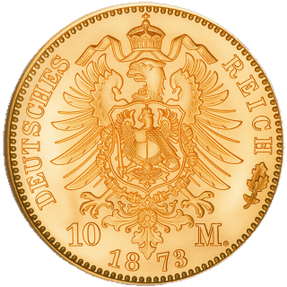 German Empire German Empire 10 mark, 1872-1873 coin 2