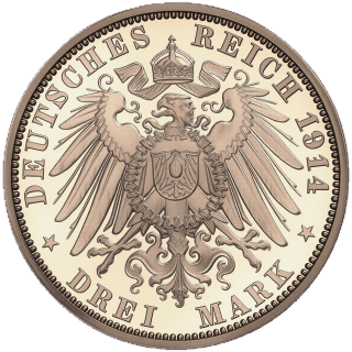 German Empire German Empire 3 mark, 1908-1914 coin 2