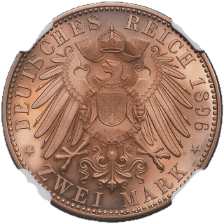 German Empire German Empire 2 mark, 1896 coin 2