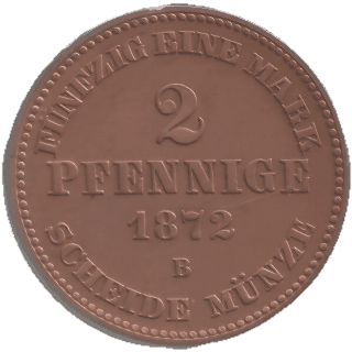 German Empire German Empire 2 pfennig, 1872 coin 2