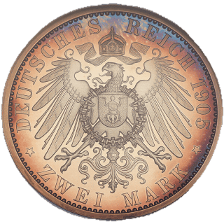 German Empire German Empire 2 mark, 1905 coin 2