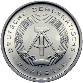 Germany - GDR Germany - GDR 5 pfennig, 1976-1990 coin 1