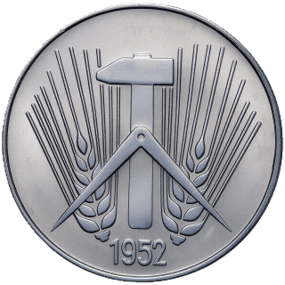 Germany - GDR Germany - GDR 10 pfennig, 1952-1953 coin 1