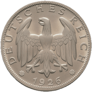 Germany Germany 1 reichsmark, 1925-1927 coin 1