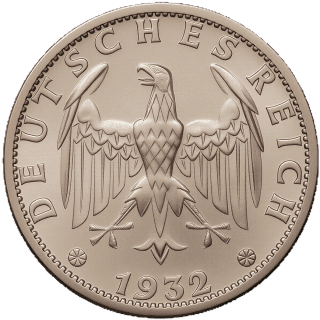 Germany Germany 3 reichsmark, 1931-1933 coin 1