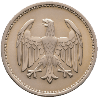 Germany Germany 1 mark, 1924-1925 coin 2