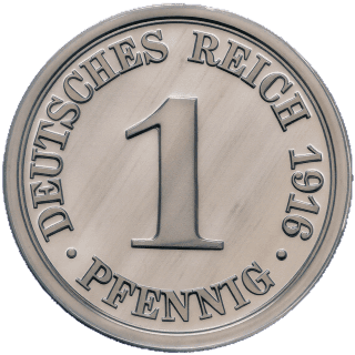 Germany Germany 1 pfennig, 1916-1918 coin 2