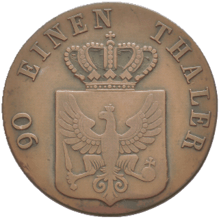 Prussia Prussia 4 pfennig, 1841-1842 coin 1
