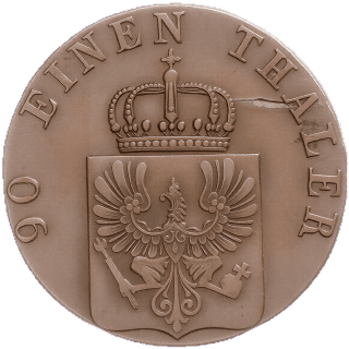 Prussia Prussia 4 pfennig, 1843-1845 coin 1