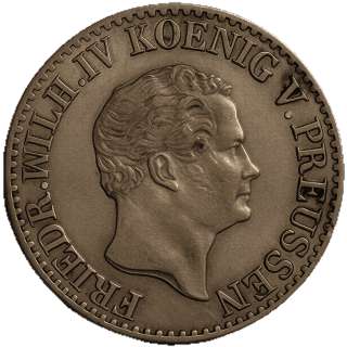 Prussia Prussia ½ silbergroschen, 1841-1852 coin 1