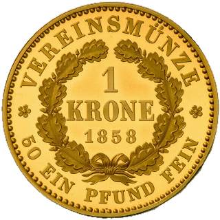 Prussia Prussia 1 krone, 1858-1860 coin 2