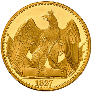 Prussia Prussia ½ d'Or, 1825-1840 coin 2