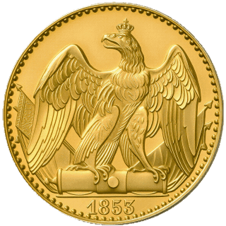Prussia Prussia ½ d'Or, 1853 coin 2