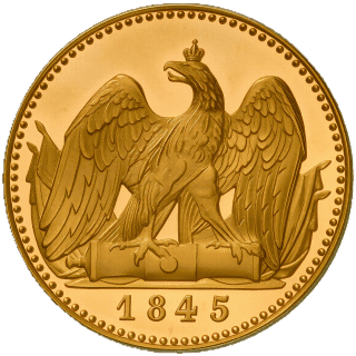 Prussia Prussia 1 d'Or, 1841-1852 coin 2