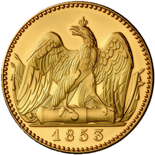 Prussia Prussia 1 d'Or, 1853-1855 coin 2
