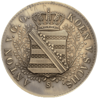 Saxony Saxony ¹⁄₁₂ thaler, 1827-1828 coin 1