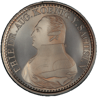 Saxony Saxony ⅙ thaler, 1825 coin 1