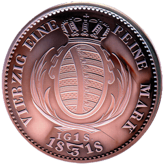 Saxony Saxony ⅓ thaler, 1818-1821 coin 2