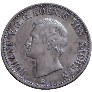 Saxony Saxony ⅓ thaler, 1860 coin 1