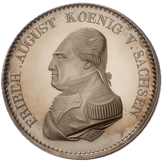 Saxony Saxony ⅔ thaler, 1822 coin 1