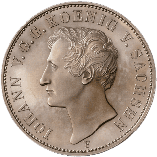 Saxony Saxony 1 thaler, 1854 coin 1