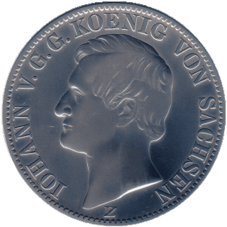 Saxony Saxony 1 vereinsthaler, 1860-1861 coin 1