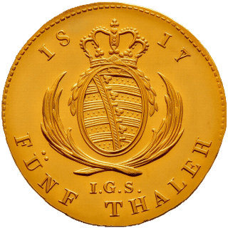 Saxony Saxony 5 thaler, 1806-1818 coin 2