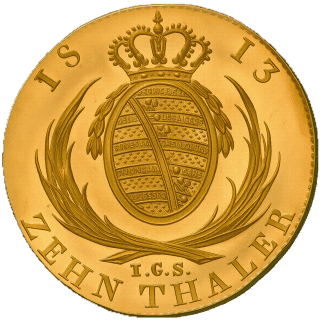 Saxony Saxony 10 thaler, 1806-1817 coin 2