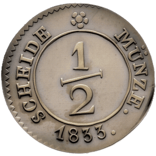 Württemberg Württemberg ½ kreuzer, 1824-1837 coin 2