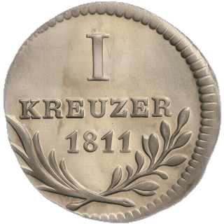 Württemberg Württemberg 1 kreuzer, 1807-1816 coin 2