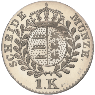 Württemberg Württemberg 1 kreuzer, 1824-1838 coin 2