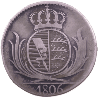 Württemberg Württemberg 6 kreuzer, 1806 coin 2