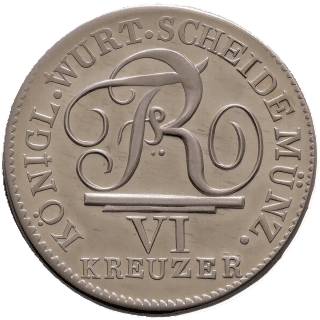 Württemberg Württemberg 6 kreuzer, 1806-1814 coin 1