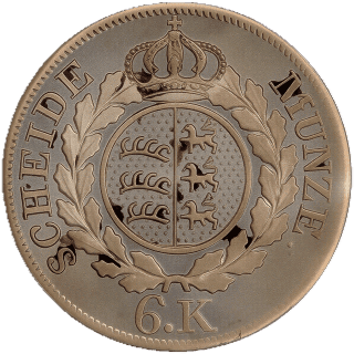 Württemberg Württemberg 6 kreuzer, 1823 coin 2