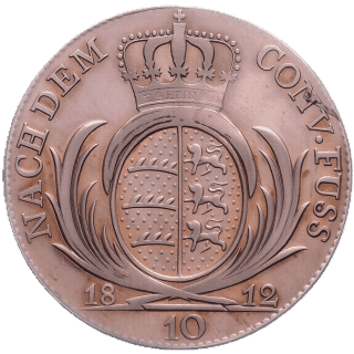Württemberg Württemberg 10 kreuzer, 1812 coin 2