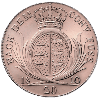 Württemberg Württemberg 20 kreuzer, 1810-1812 coin 2